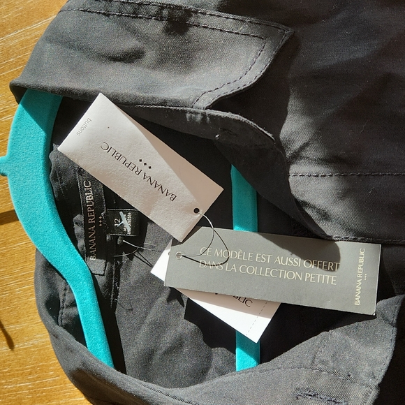 NWT BANANA REPUBLIC BLACK BUTTON DOWN JUMPSUIT - Picture 11 of 15